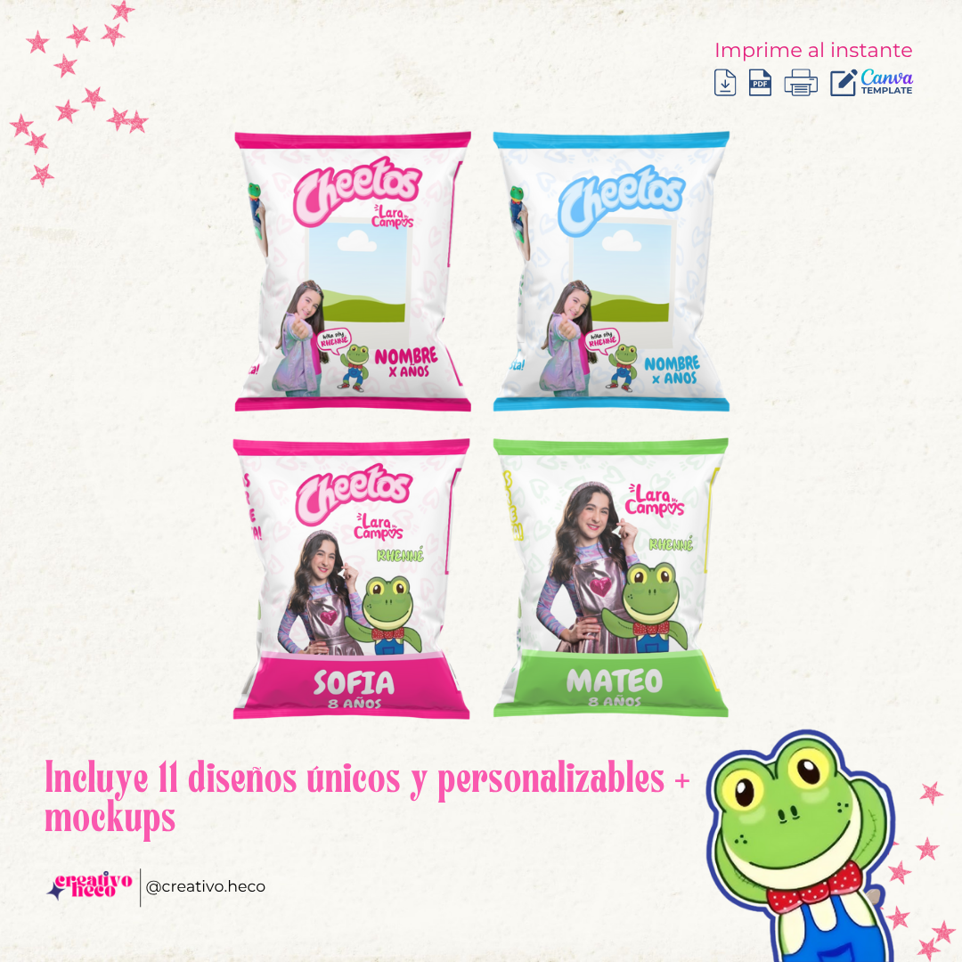 Pack de Chipbags – Inspirados en Lara Campos y Rhenné