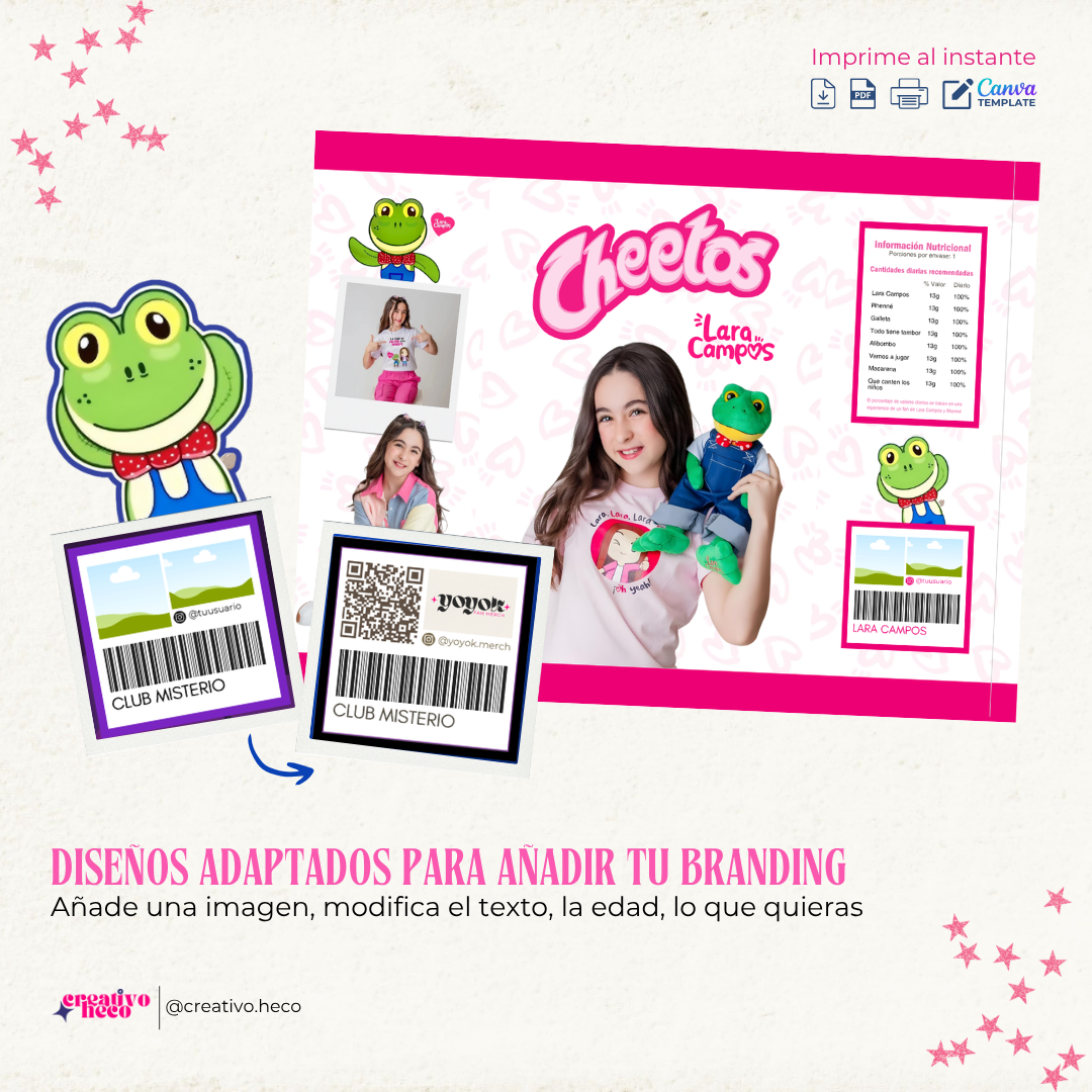 Pack de Chipbags – Inspirados en Lara Campos y Rhenné