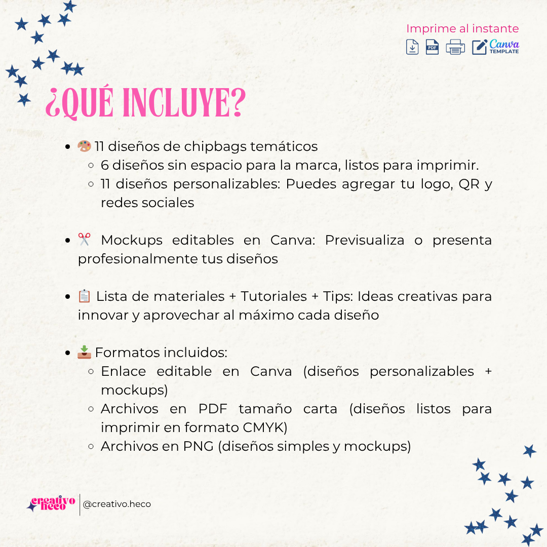Pack de Chipbags – Inspirados en Club Misterio & Fede Vigevani