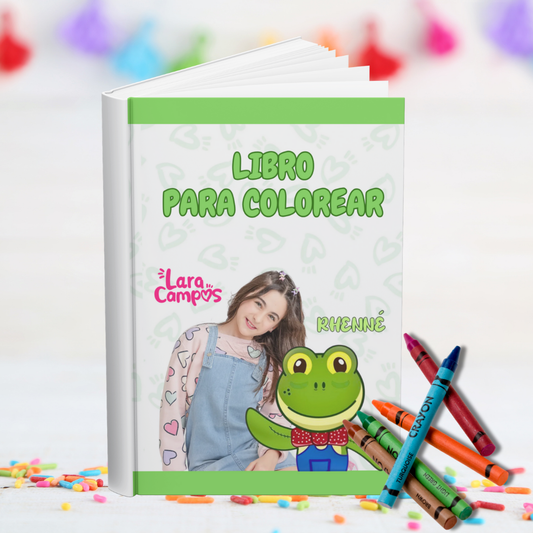 Libro para Colorear (Tamaño 1/4 Carta) – Inspirado en Lara Campos y Rhenné