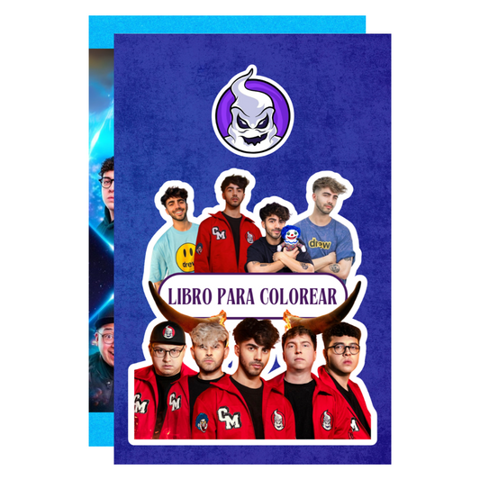 Libro para Colorear (Media Carta) – Inspirado en Fede Vigevani y Club Misterio
