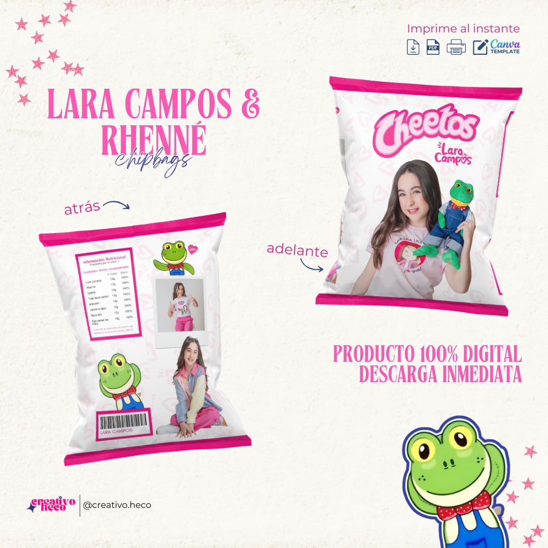 Pack de Chipbags – Inspirados en Lara Campos y Rhenné