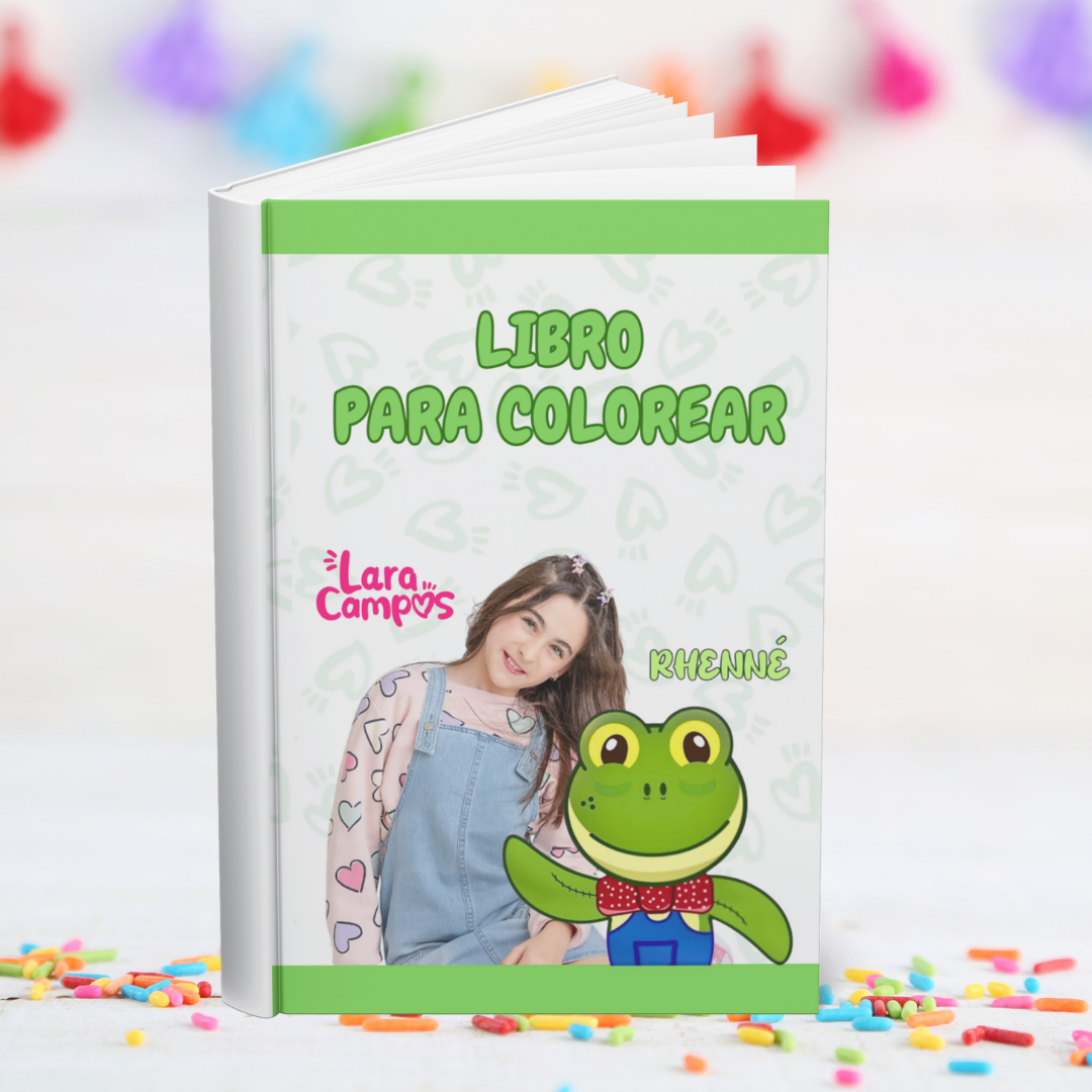 Mini Libro para Colorear (1/8 de Carta) – Inspirado en Lara Campos & Rhenné