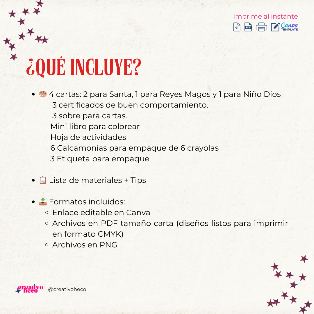 Kit Carta de Navidad – Inspirado en Fede Vigevani y Club Misterio