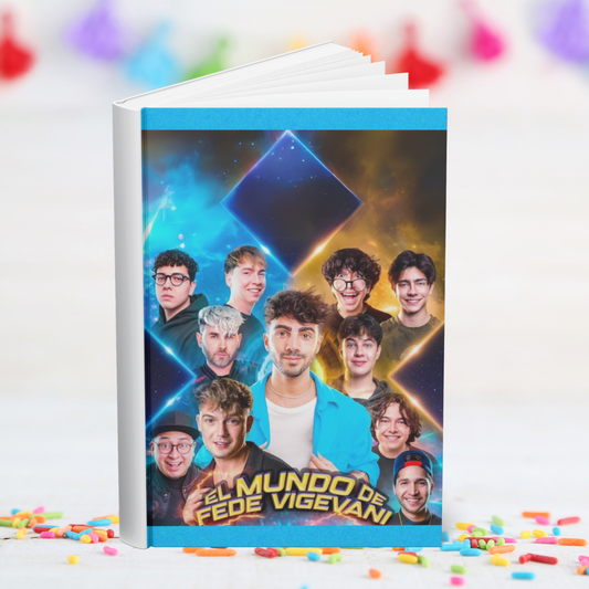 Mini Libro para Colorear (1/8 de Carta) – Inspirado en Fede Vigevani y Club Misterio