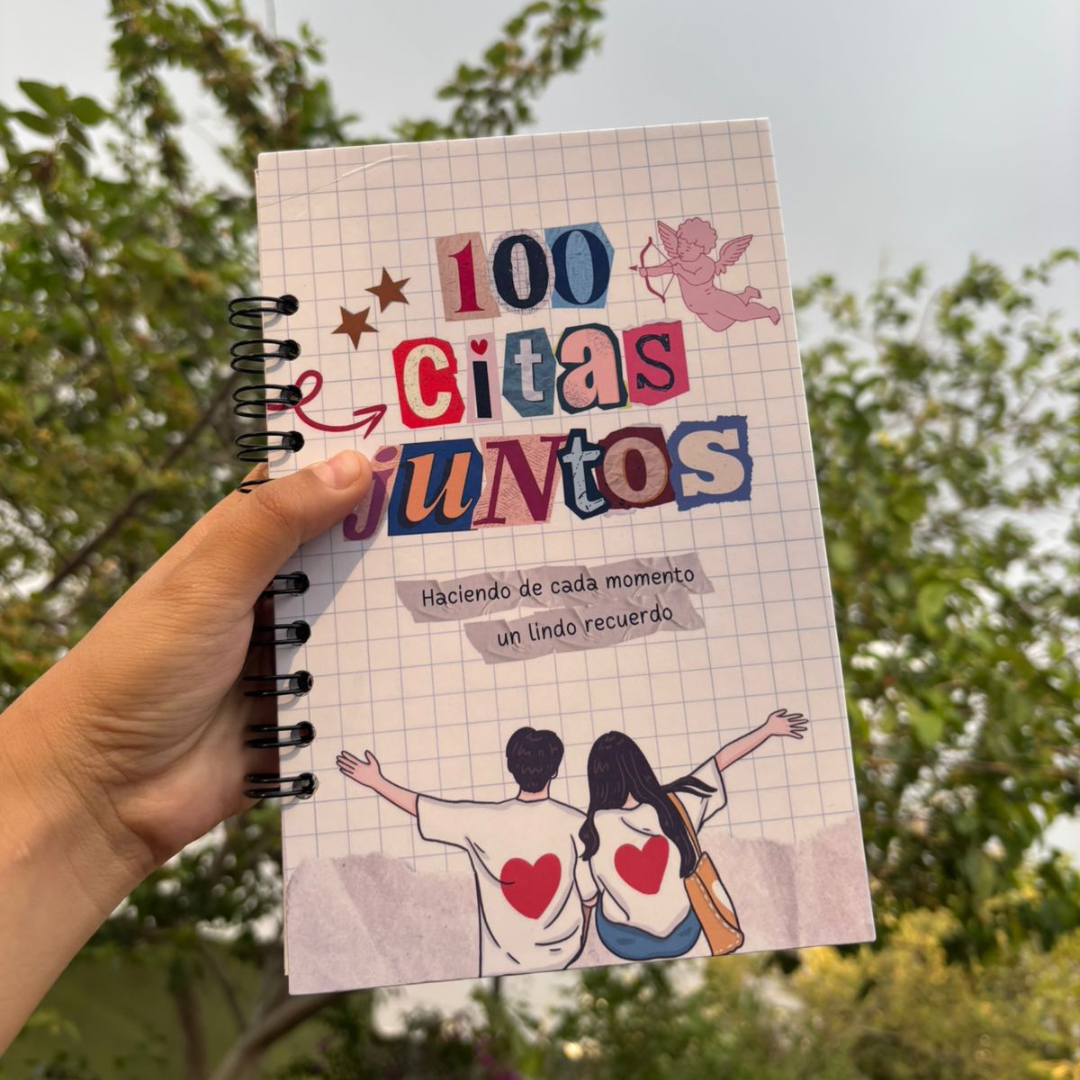 Libro "100 Citas Juntos" – Tamaño Media Carta