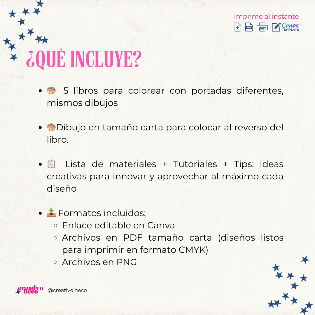 Mini Libro para Colorear (1/8 de Carta) – Inspirado en Fede Vigevani y Club Misterio