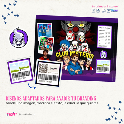 Pack de Chipbags – Inspirados en Club Misterio & Fede Vigevani