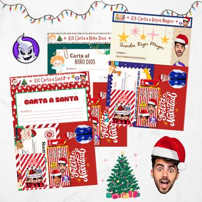 Kit Carta de Navidad – Inspirado en Fede Vigevani y Club Misterio