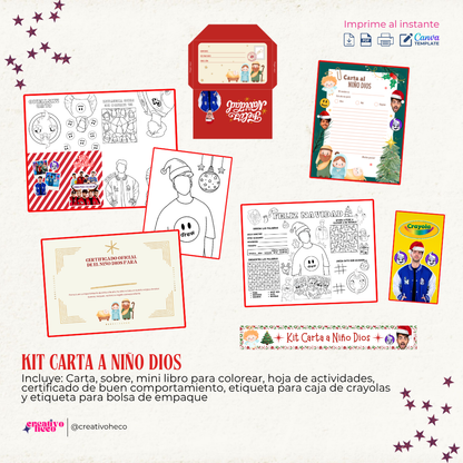 Kit Carta de Navidad – Inspirado en Fede Vigevani y Club Misterio