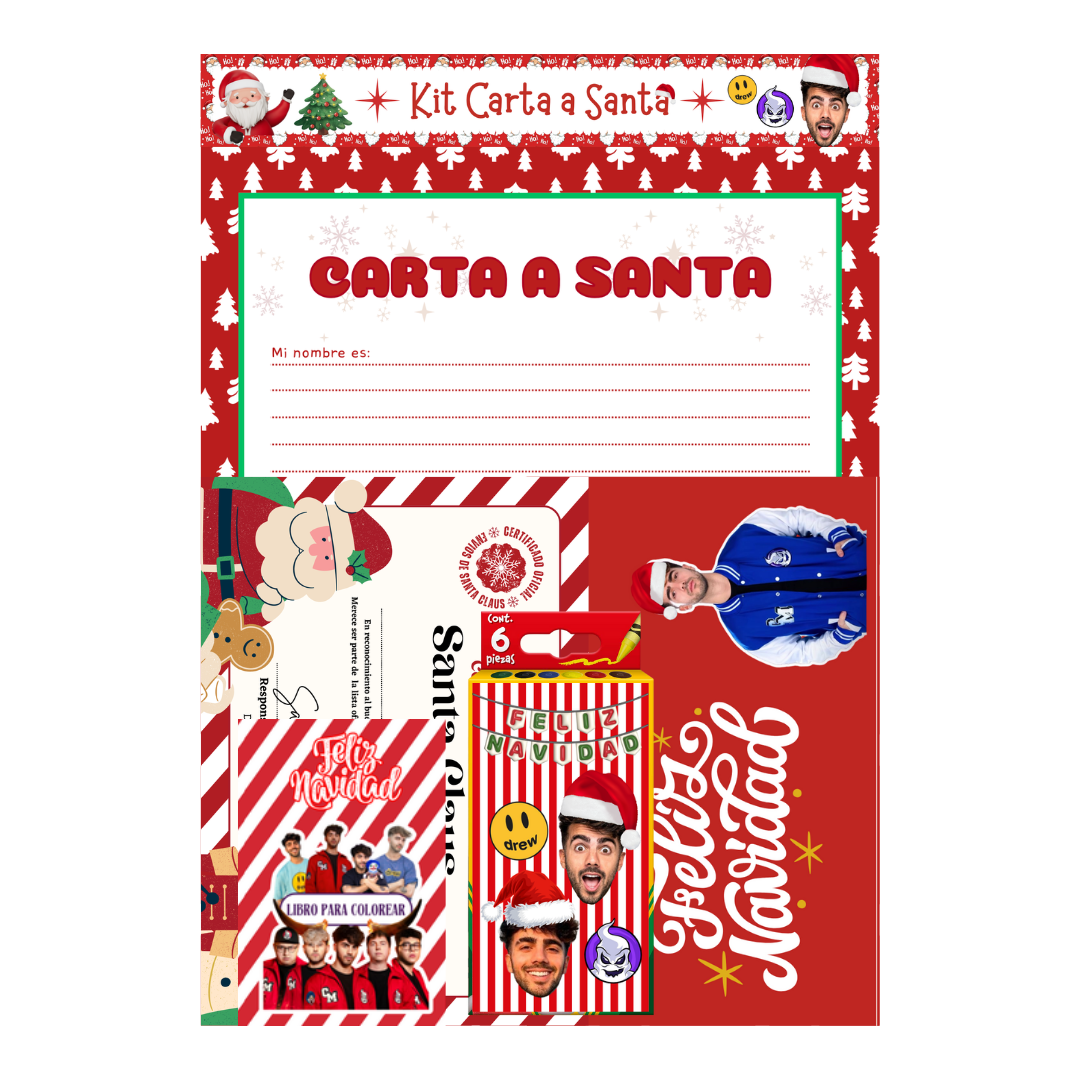 Kit Carta de Navidad – Inspirado en Fede Vigevani y Club Misterio