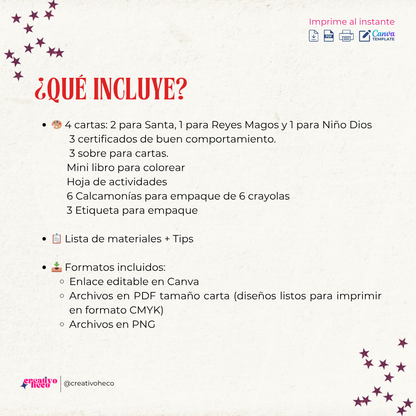 Kit Carta de Navidad – Inspirado en Fede Vigevani y Club Misterio